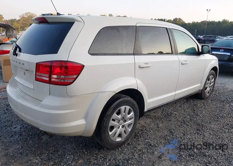 2015 Dodge Journey American Value Pkg из США, поврежденный, VIN 3C4PDCAB8FT605870